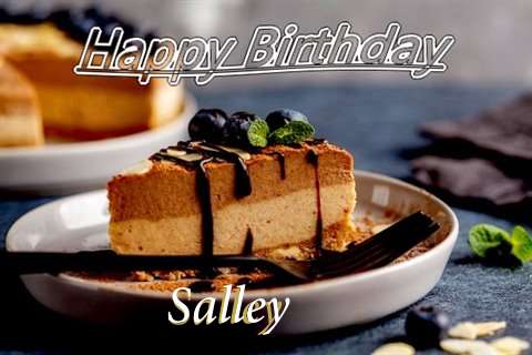 Happy Birthday Salley Cake Image