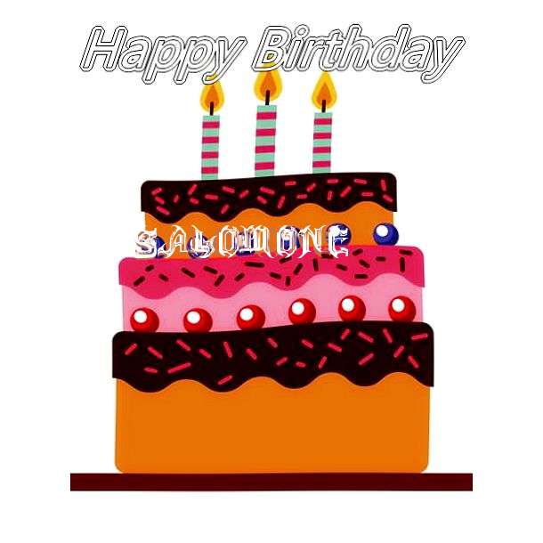 Happy Birthday Salomone Cake Image