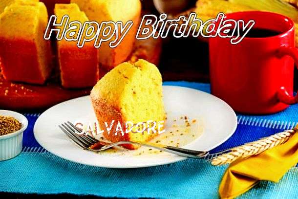 Happy Birthday Salvadore Cake Image