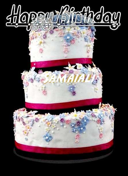 Happy Birthday Cake for Samaiali