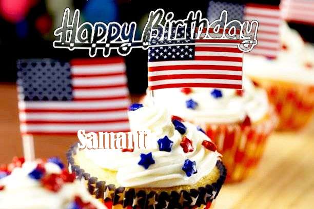Happy Birthday Wishes for Samanth