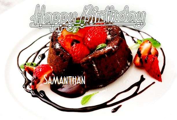 Birthday Wishes with Images of Samanthan