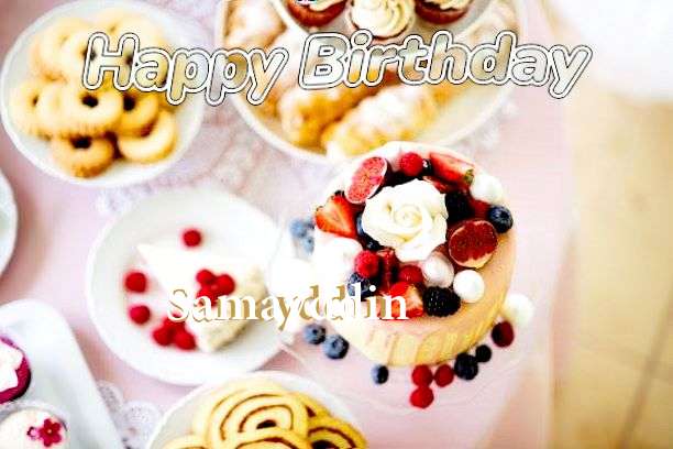 Happy Birthday Samayddin Cake Image