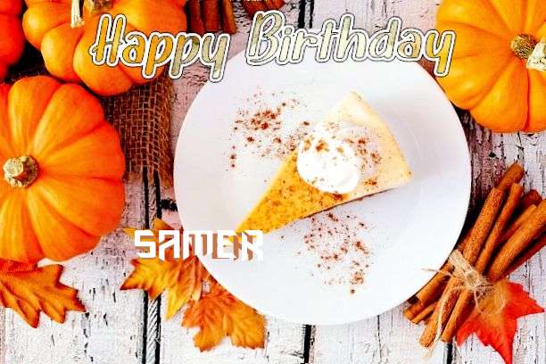 Happy Birthday Cake for Samer