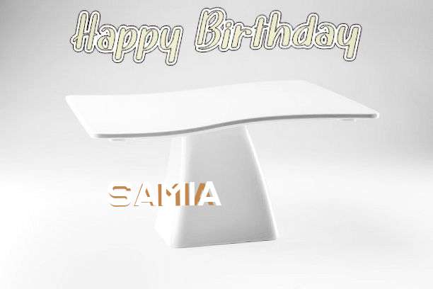 Birthday Wishes with Images of Samia