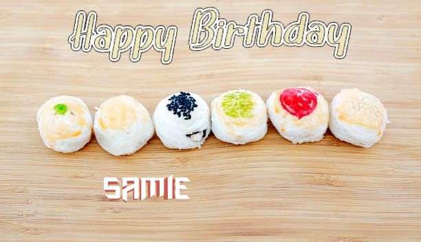 Birthday Wishes with Images of Samie