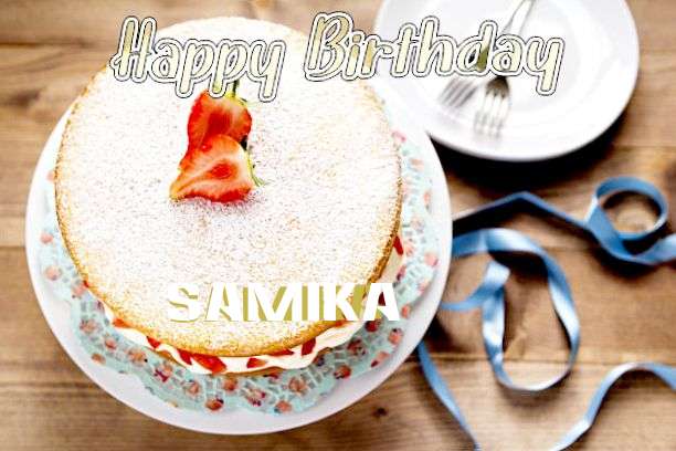 Happy Birthday Samika Cake Image