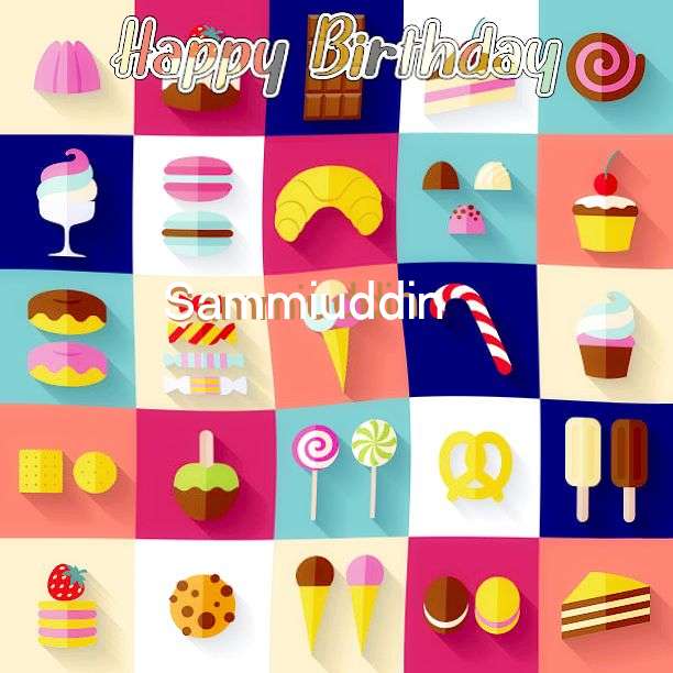 Happy Birthday Sammiuddin Cake Image