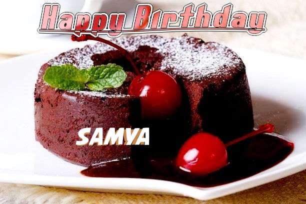 Happy Birthday Samya Cake Image