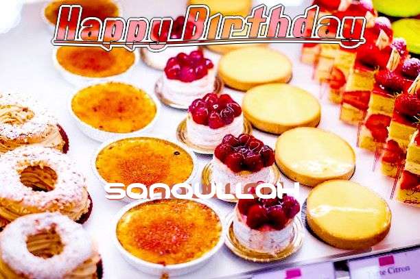 Happy Birthday Sanaullah Cake Image