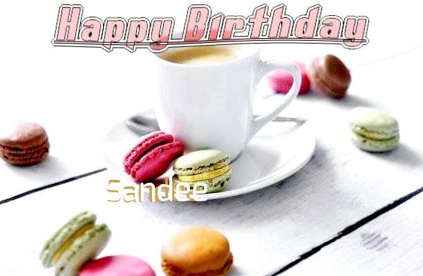 Happy Birthday Sandee Cake Image