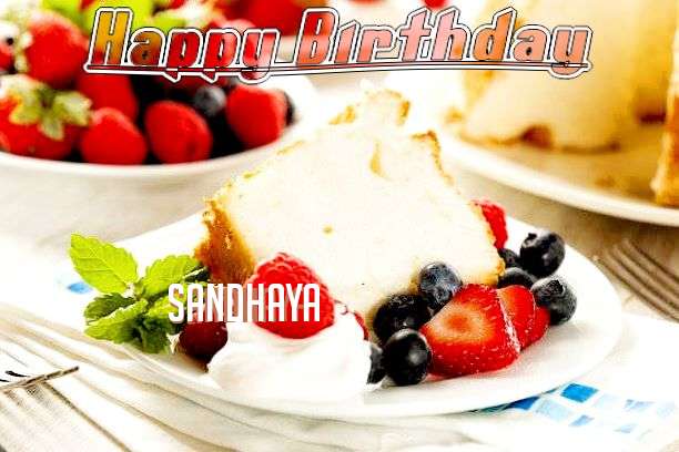 Birthday Wishes with Images of Sandhaya
