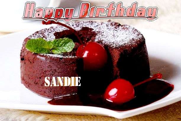Happy Birthday Sandie Cake Image