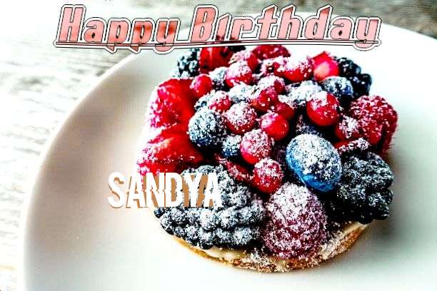 Happy Birthday Cake for Sandya