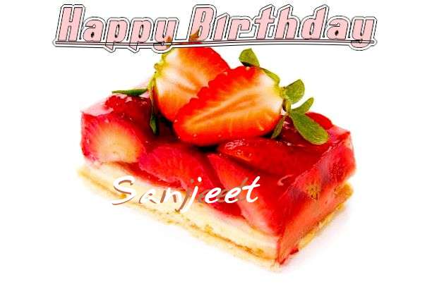 Happy Birthday Cake for Sanjeet