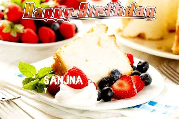 Birthday Wishes with Images of Sanjna