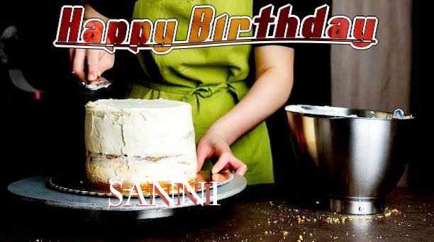 Happy Birthday Sanni Cake Image