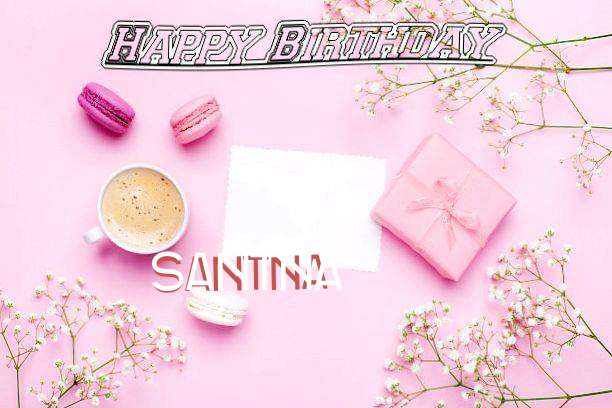 Happy Birthday Santna Cake Image