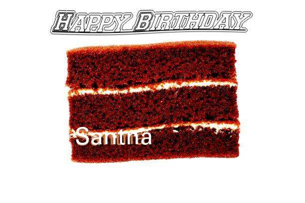 Happy Birthday Cake for Santna