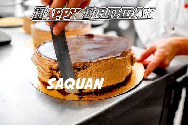 Happy Birthday Saquan Cake Image