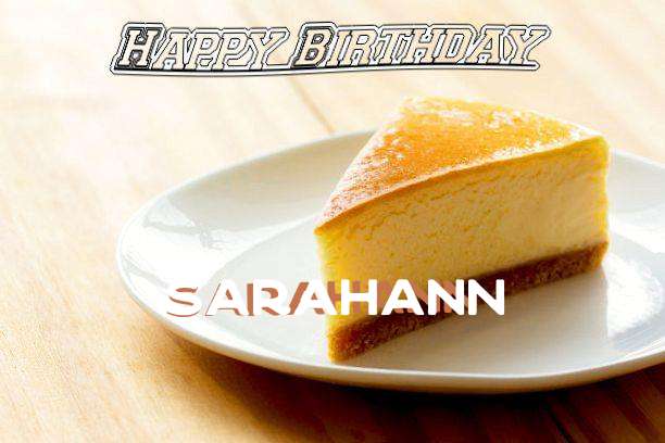 Happy Birthday to You Sarahann
