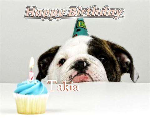 Birthday Wishes with Images of Takia