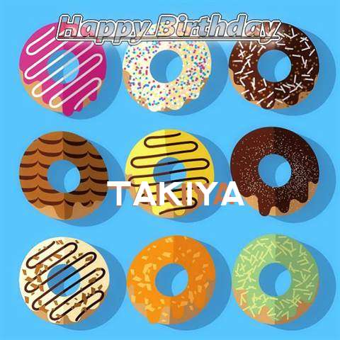 Happy Birthday Takiya Cake Image