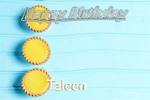 Birthday Wishes with Images of Taleen