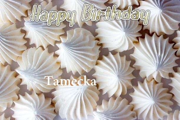 Happy Birthday Tamecka Cake Image
