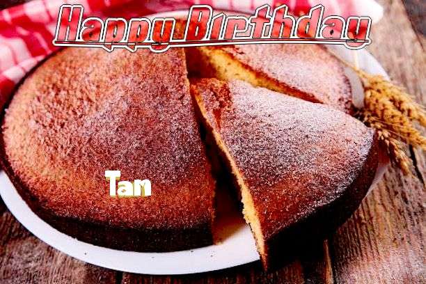 Happy Birthday Tan Cake Image