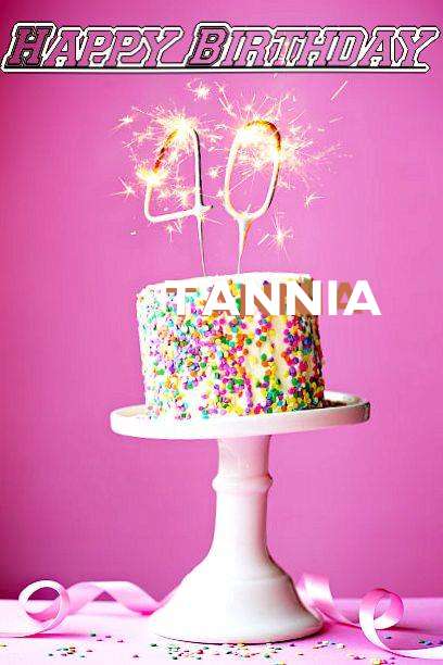 Happy Birthday to You Tannia