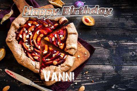 Happy Birthday Vanni Cake Image