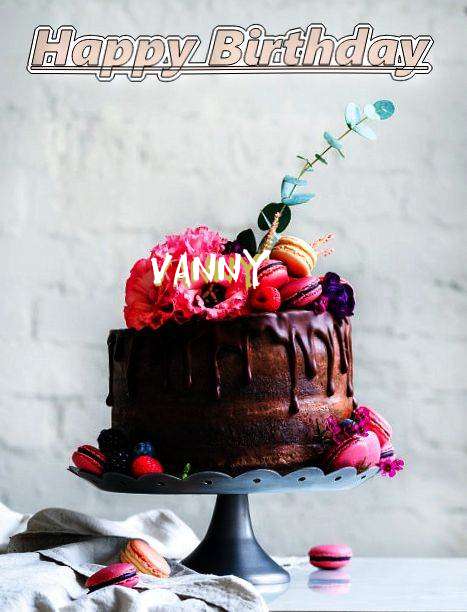 Happy Birthday Vanny Cake Image