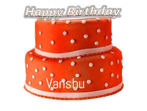 Happy Birthday Cake for Vanshu