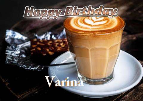 Happy Birthday Varina Cake Image
