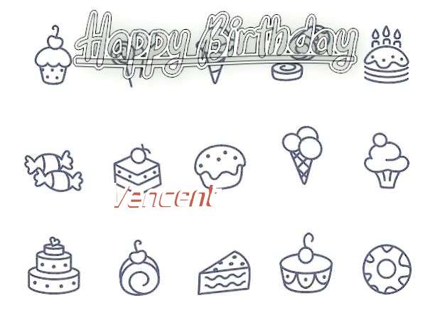 Birthday Wishes with Images of Vencent