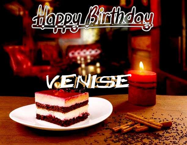 Happy Birthday Venise Cake Image