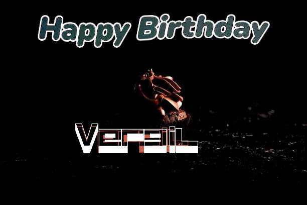 Happy Birthday Vergil Cake Image