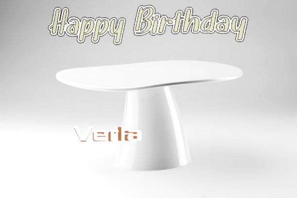 Happy Birthday Cake for Verla