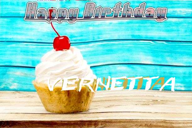 Birthday Wishes with Images of Vernetta