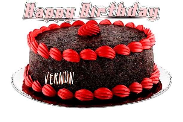 Happy Birthday Cake for Vernon