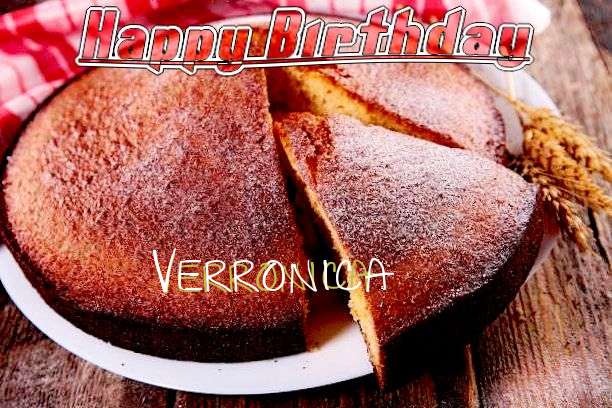 Happy Birthday Verronica Cake Image