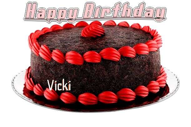 Happy Birthday Cake for Vicki