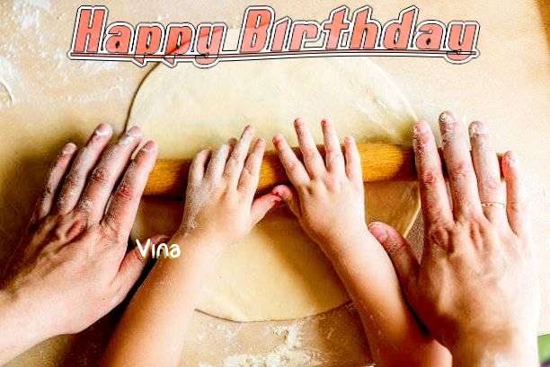 Happy Birthday Cake for Vina