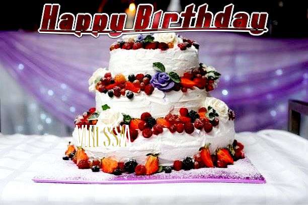 Happy Birthday Vinessa Cake Image