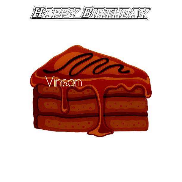 Happy Birthday Wishes for Vinson