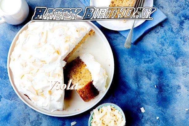 Happy Birthday Viola Cake Image