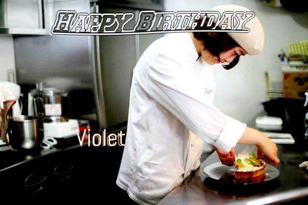 Happy Birthday Wishes for Violet