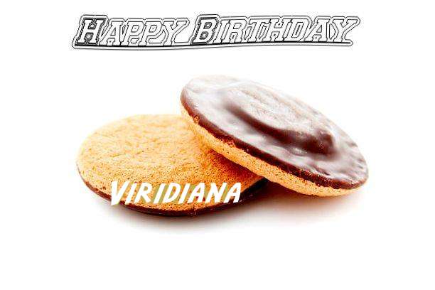 Happy Birthday Viridiana Cake Image
