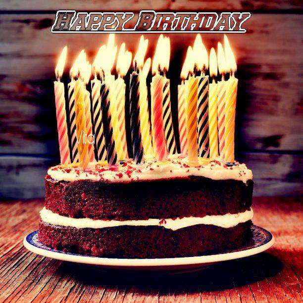 Happy Birthday Vita Cake Image